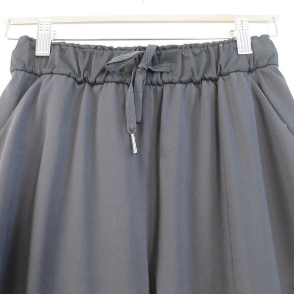 Lululemon Keep Moving Women's Crop Pants 4 Black Drawstring Pockets Travel 336 - Picture 6 of 12